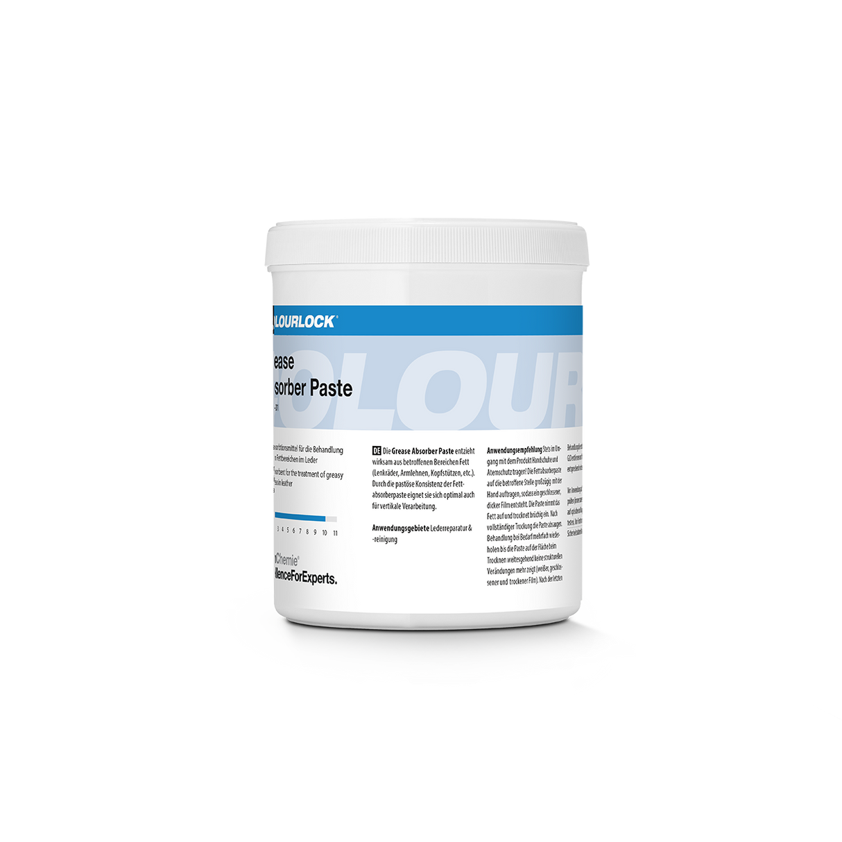 COLOURLOCK "Grease Absorber Paste" Absorbtionsmittel für die Behandlung von Fettbereichen im Leder