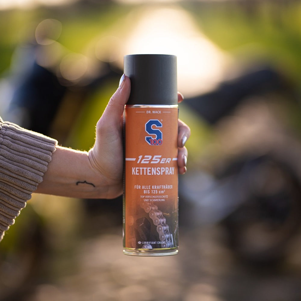 "S100" 125er Kettenspray für Motorrad