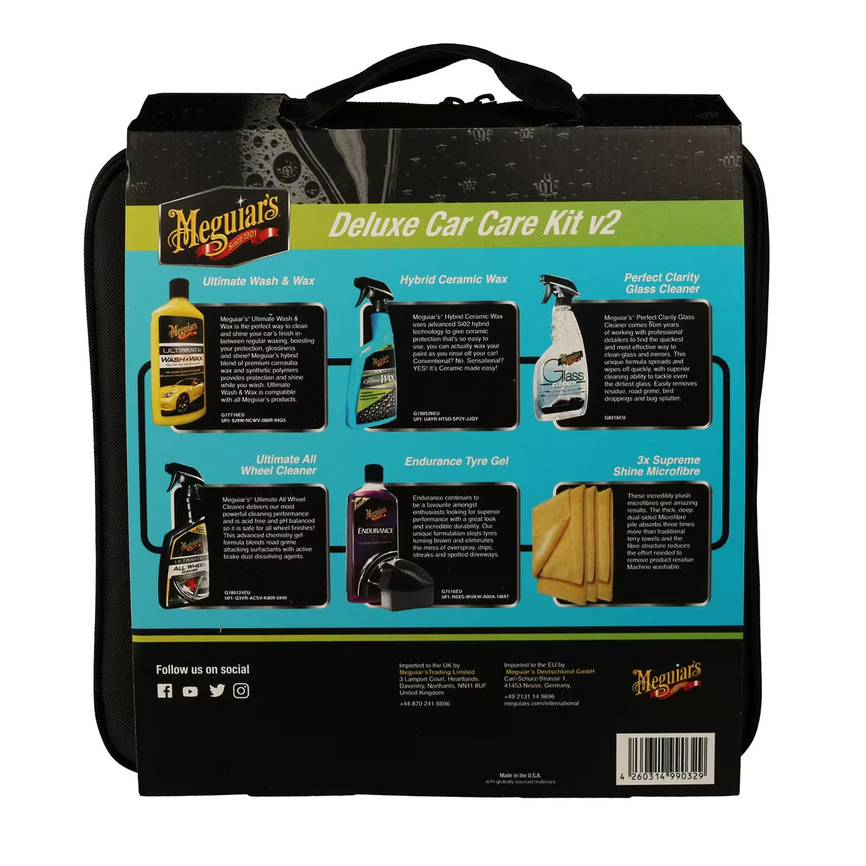 Meguiars Deluxe Car Care Kit V2 Pflegeset 1 Set