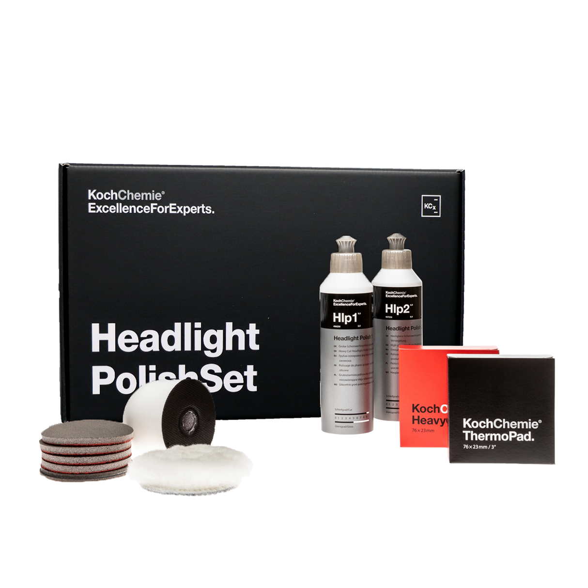 Headlight Polish Set Scheinwerfer-Aufbereitungsset