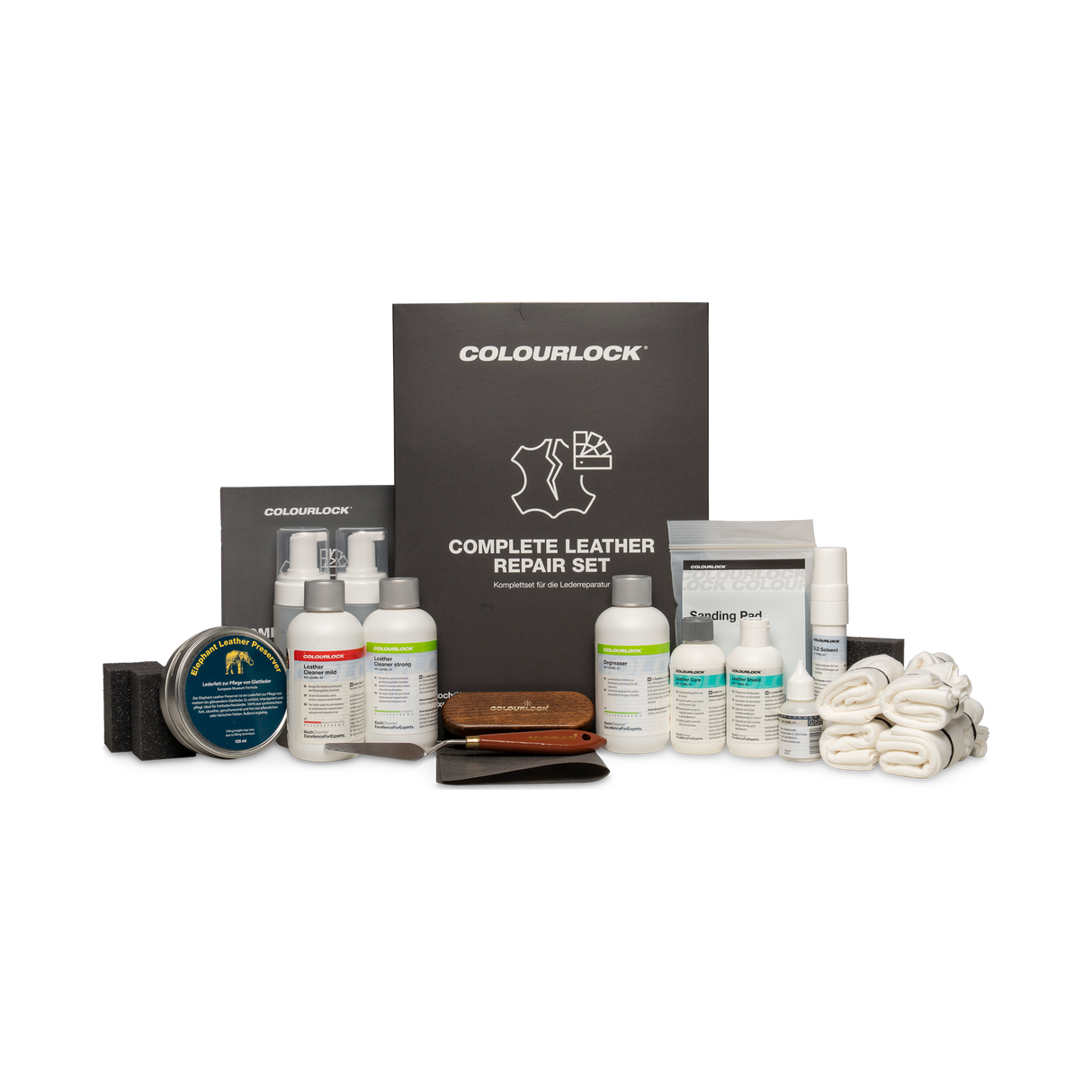 COLOURLOCK "Leather Care Sets" (VW) — Pflege & Reparatur Sets für VW — Complete Repair Set
