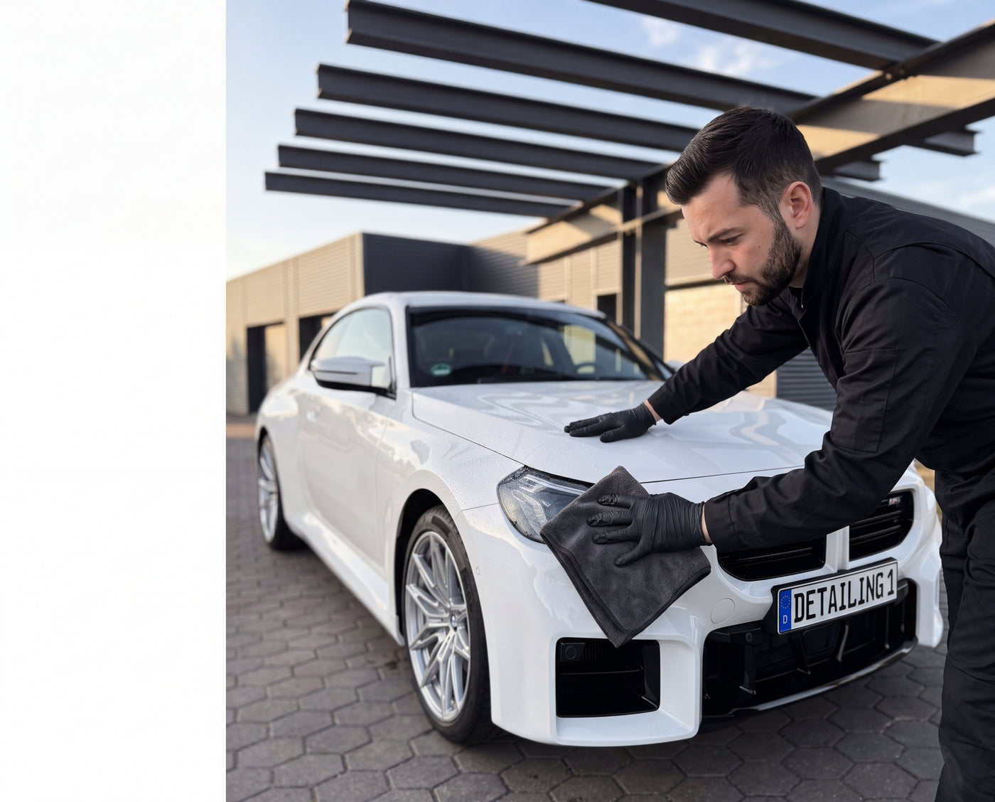 Detailing1 Hero: Mikrofasertuecher — Lack versiegeln und Beading (Desktop)