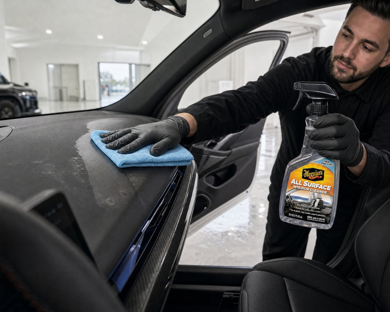 Detailing1 Meguiars ALL SURFACE Interior Cleaner: Armaturenbrett seidenmatt wischen (Desktop)