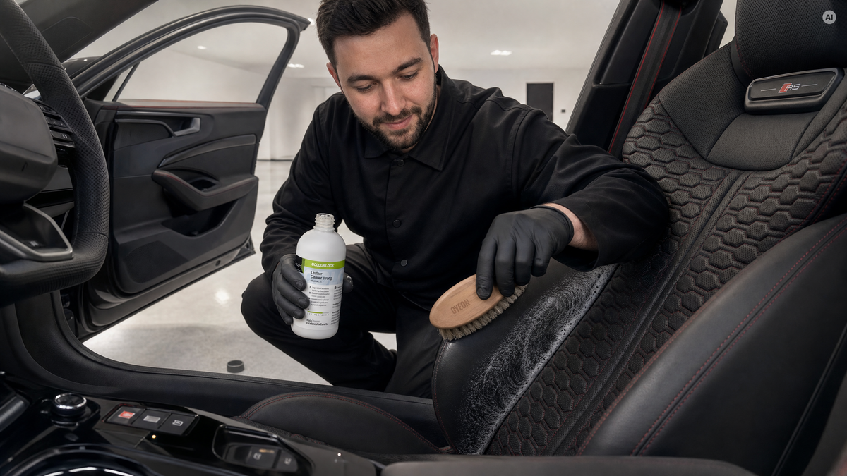 Topseller in Aktion — Starker Lederreiniger von COLOURLOCK bei Detailing1