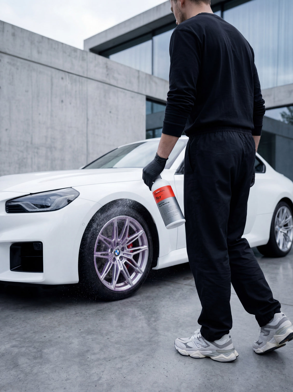 Koch-Chemie Rrr Flugrostentferner Anwendung an der Felge