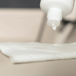Detailing1 COLOURLOCK New Leather Care Set — a few drops of Leather Shield onto the cloth