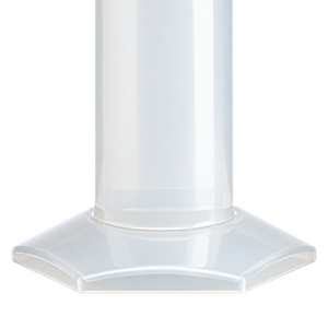 Standfuß und unterer Zylinderansatz des Koch-Chemie Measuring Cylinder Messzylinders