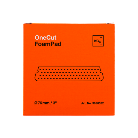 One Cut Foam Pad "Orange" Mittelharter 2in1 Schleifschwamm Polierpad (2024)