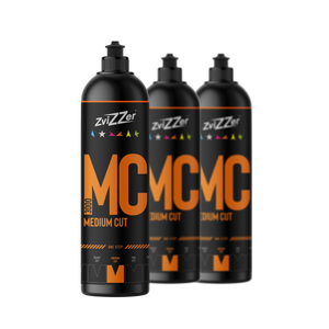 ZviZZer MC 3000 "Medium Cut" (Orange) — One-Step-Politur 750 ml / 3er-Set
